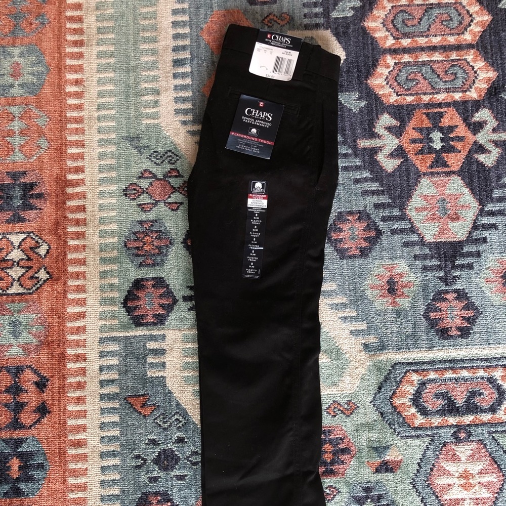 NWT! Boys black pants
